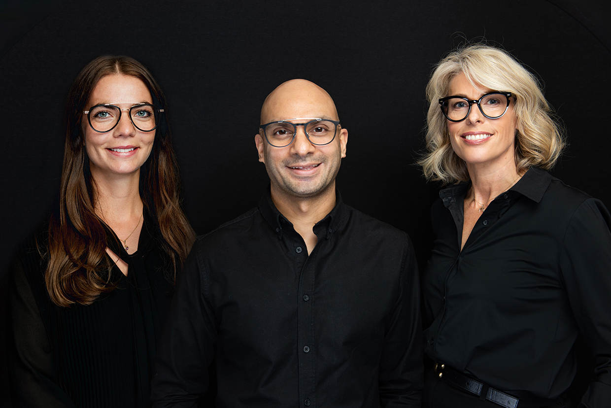 Chloe Hyde-Barker, Vikesh Raikundalia and Michelle Beach