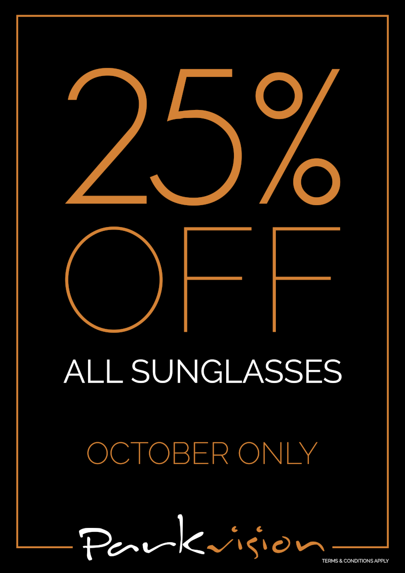 September Sunglass Sale - 50 points off when you spend £150 - 100 points off when you spend $300